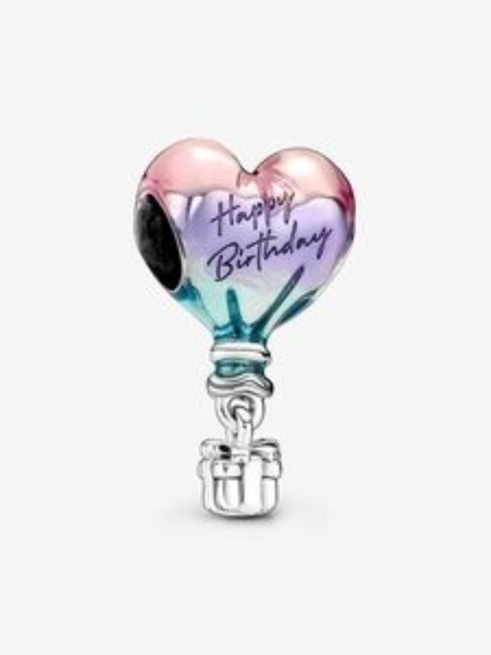 Happy Birthday Hot Air Balloon Charm